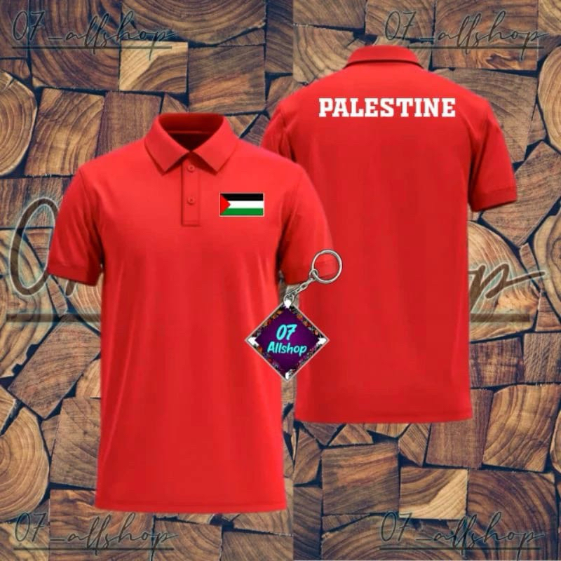 KAOS POLO SHIRT PALESTINA / keren / terbaru / murah