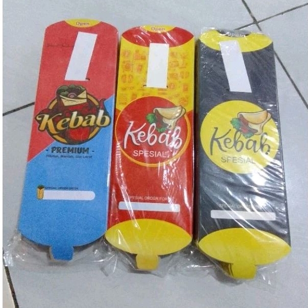 Kertas kebab jumbo 1 pack isi 100 lembar // kemasan kebab turki // wadah kebab turki
