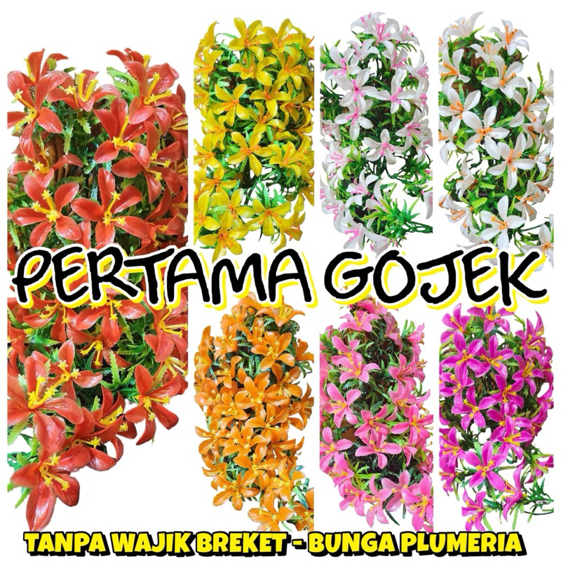 C5 BUNGA PLUMERIA/ Bunga Kamboja Plastik/ Bunga Palsu/ Bunga Tempel/ Bunga Hiasan Dinding/ Bunga Art