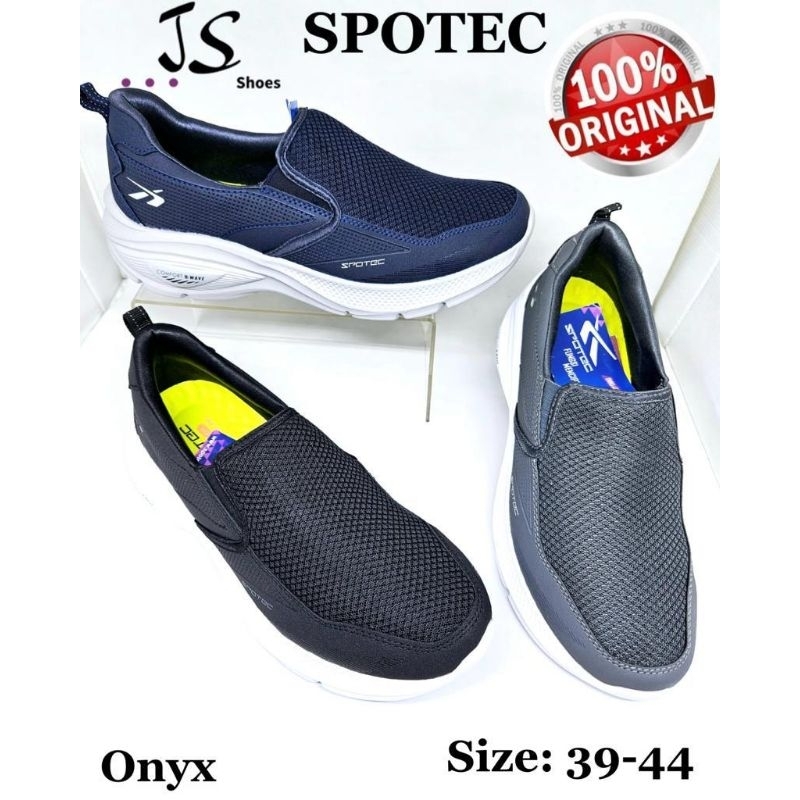 SPOTEC ONYX - SEPATU SNEAKERS SLOP PRIA DEWASA MERK SPOTEC ORIGINAL
