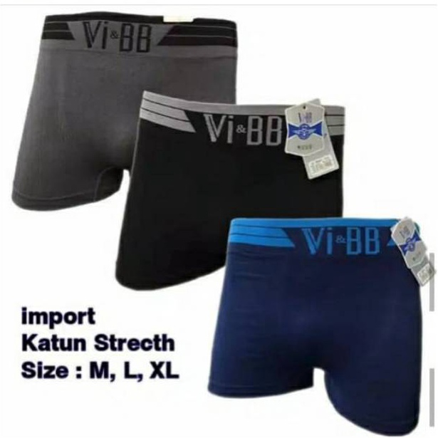 Splash CD boxer pria rajut import VIBB mlxlxxl