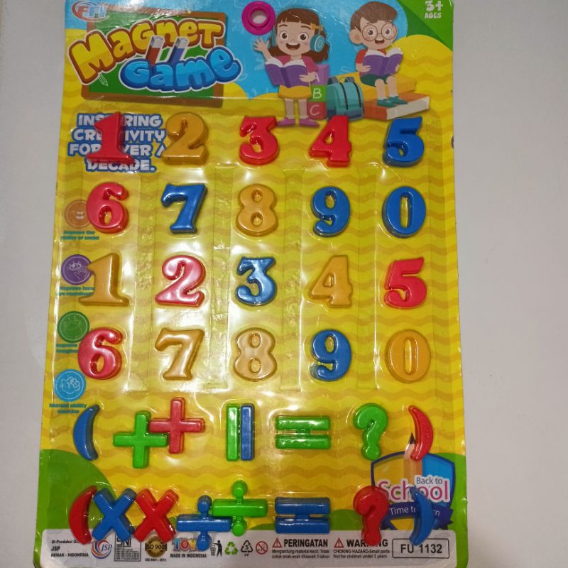 MAINAN ANGKA MAGNET