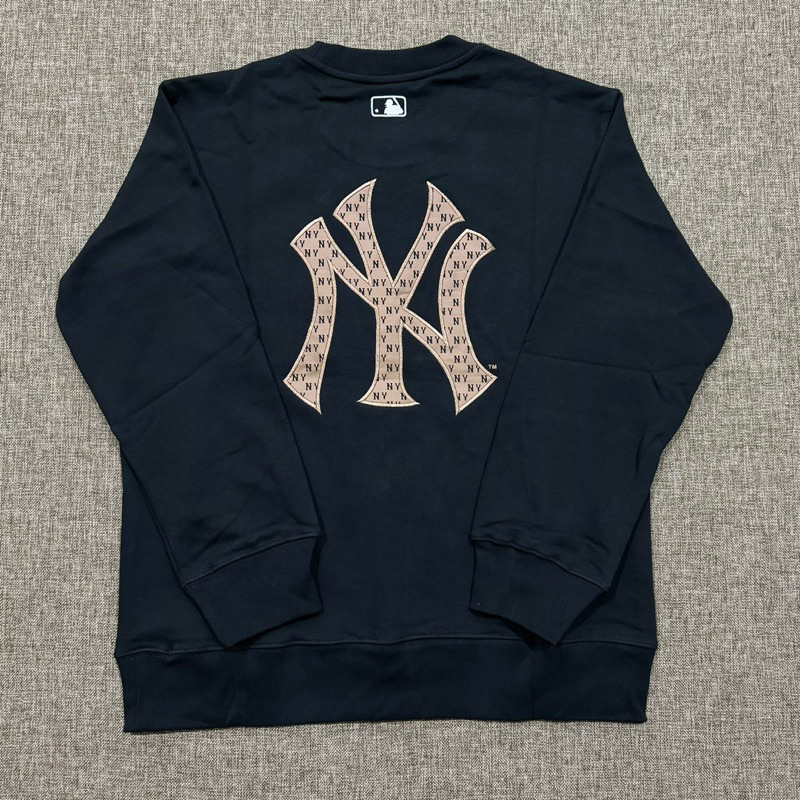 MLB Korea NY Yankees Big Lux Sweater Black Original