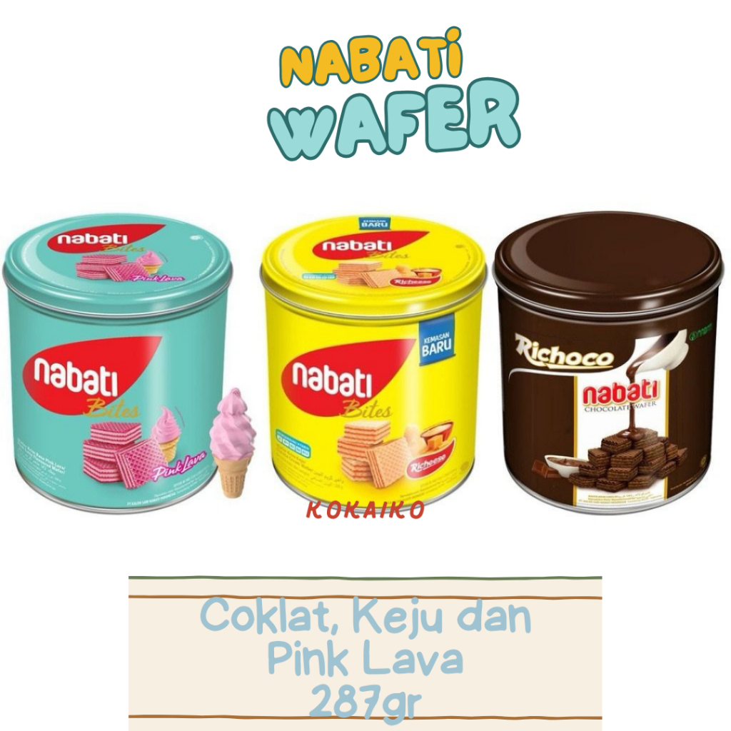 

NABATI WAFER KALENG 287 GRAM