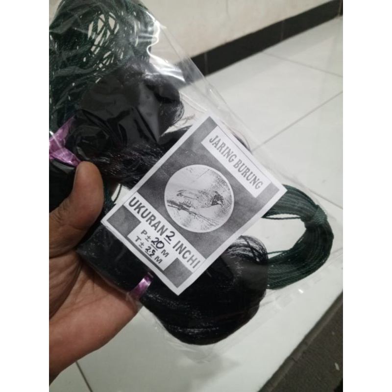 Jaring burung hitam / Jaring perangkap burung / Jaring pikat burung