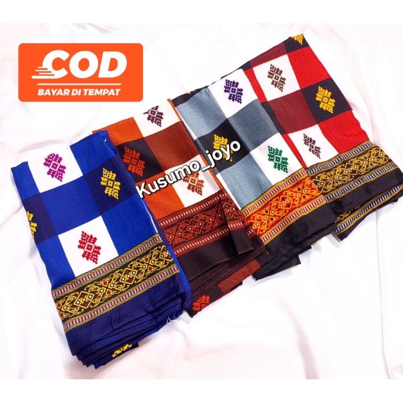 Sarung  Bali Motif Kotak Murah
