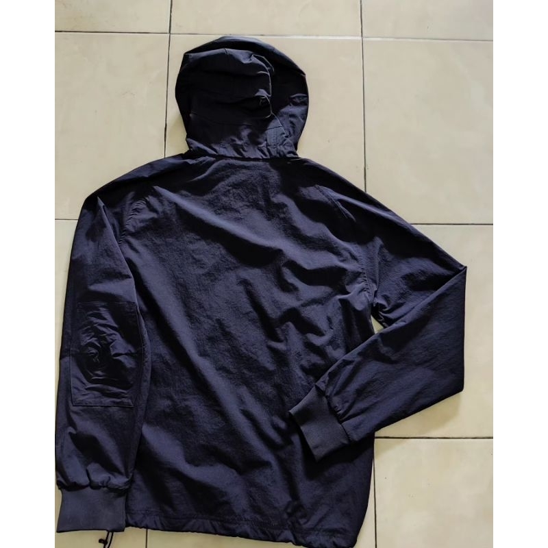 MA.strum SP Hooded Overshirt Dark Navy