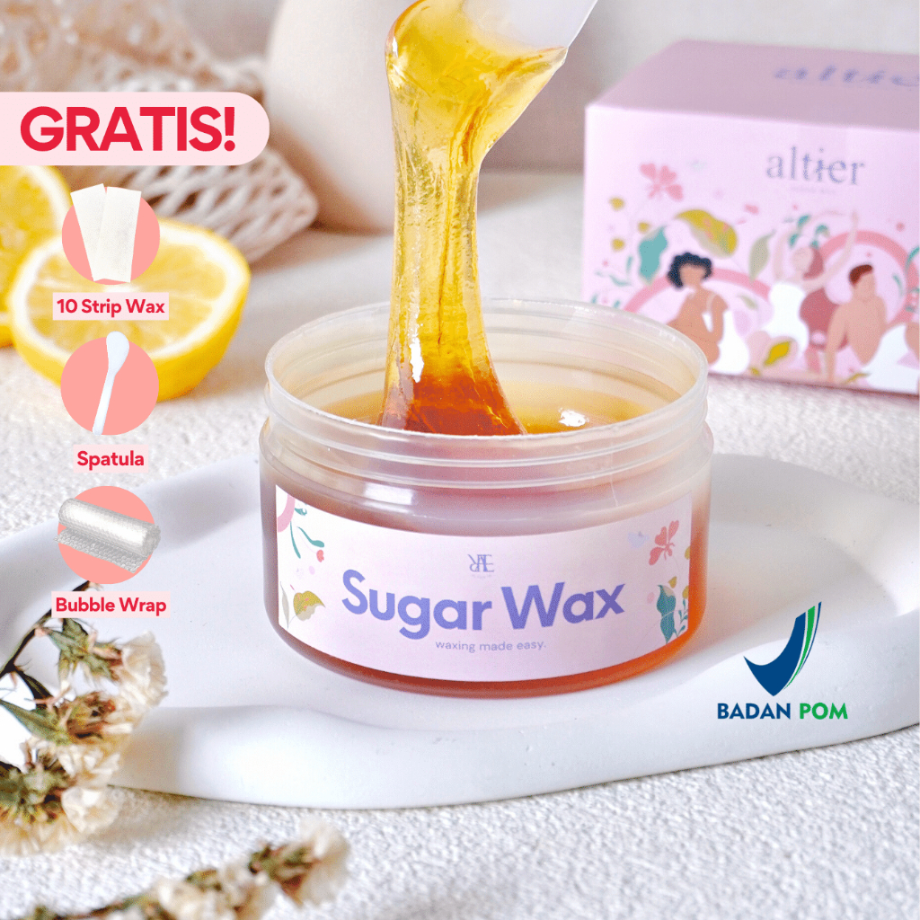 Sugar Wax Altier (300gr) | Sugar Waxing Kit | Sugar Waxing | Cold Wax | Pencabut Bulu | Penghilang B