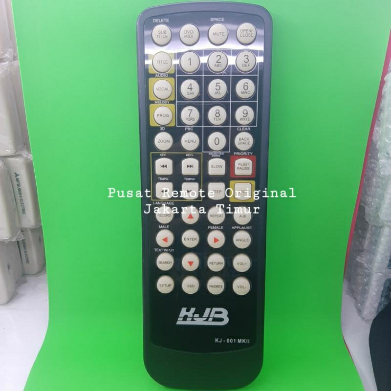 REMOTE REMOT DVD KARAOKE KJB KJ-001 MKII ORIGINAL