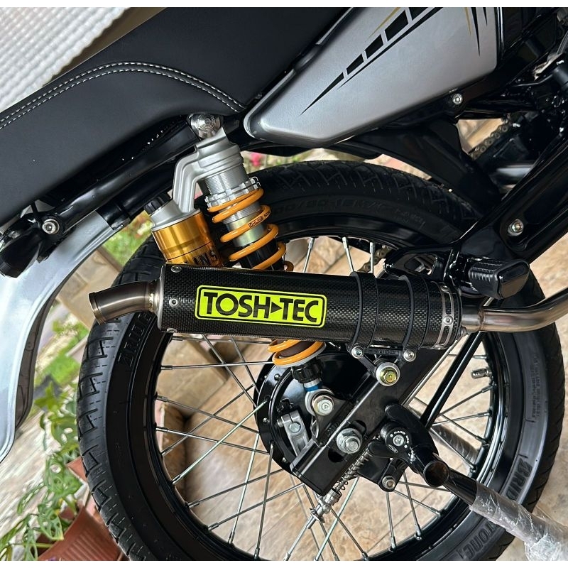 Silencer knalpot 2T Tostech Original made in Japan