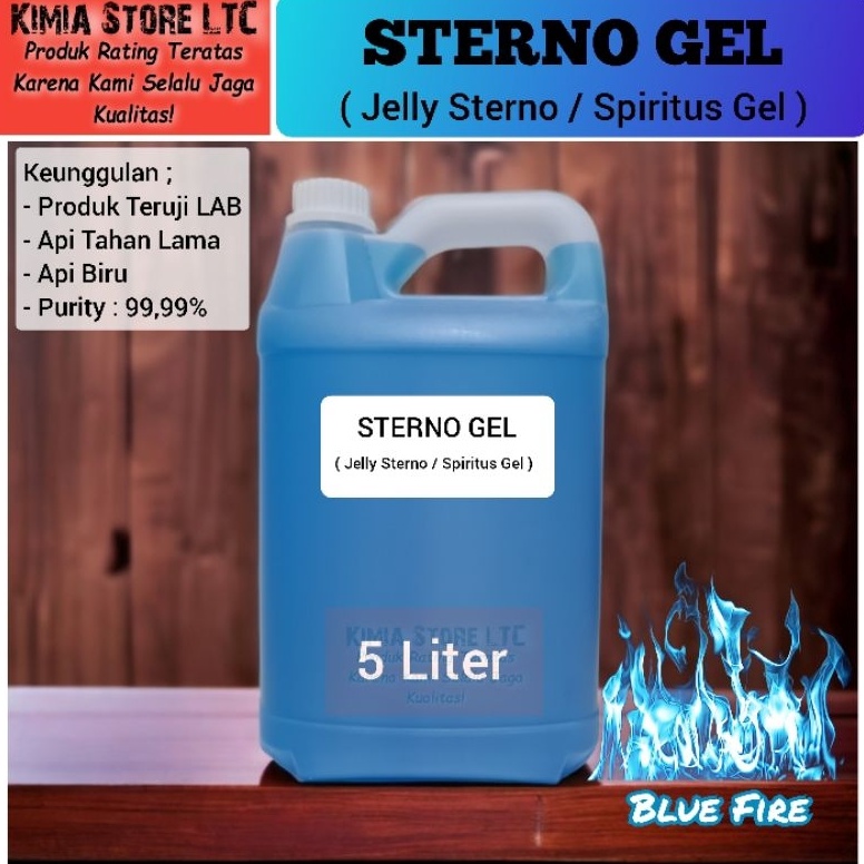 Splash Sterno Gel 5 Liter  Isi Ulang Sterno Gel  Jelly Sterno  Spiritus Gel