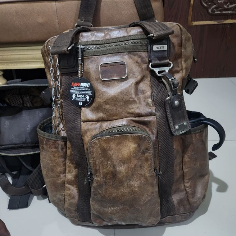 tumi lejeune leather tote backpack