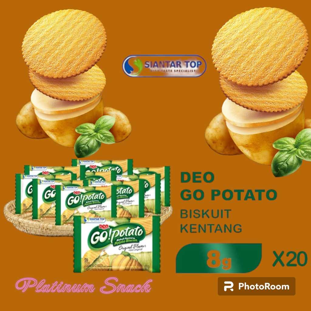 

Deo Potato | Isi 20 Bks @ 8 Gr | Siantar Top