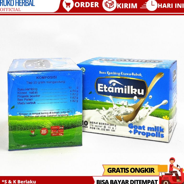 

GROSIR MURAH Susu Kambing Etawa Plus Propolis Propolis Asli Original POM BPOM