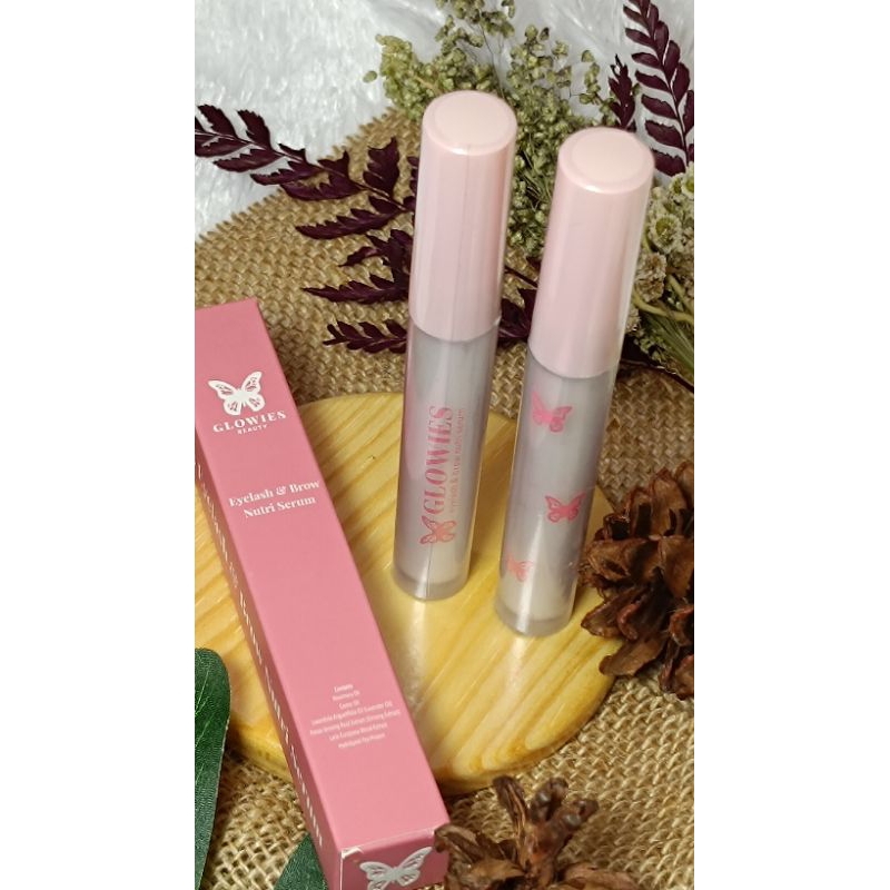 TWINPACK Glowies Beauty Serum Alis dan Bulu Mata Eyelash | Glowies Eyelash & Brow Nutri Serum