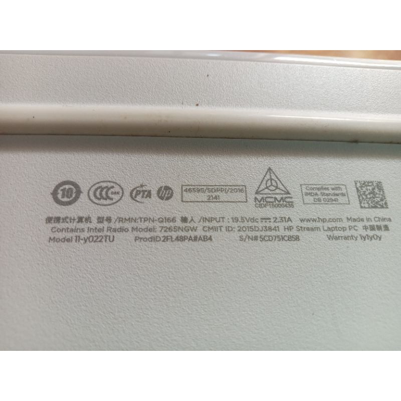 motherboard/mainboard netbook hp stream 11-y022TU