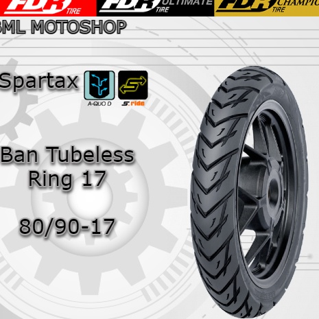 Baru Dky Ban Tubeless FDR 8917 Spartax Ban Luar Bebek Ring 17