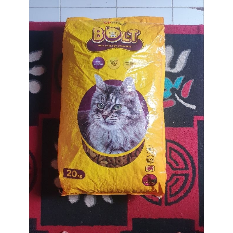 Terlaris Bolt Donut Tuna Makanan Kucing 20 Kg ( 1 Karung )