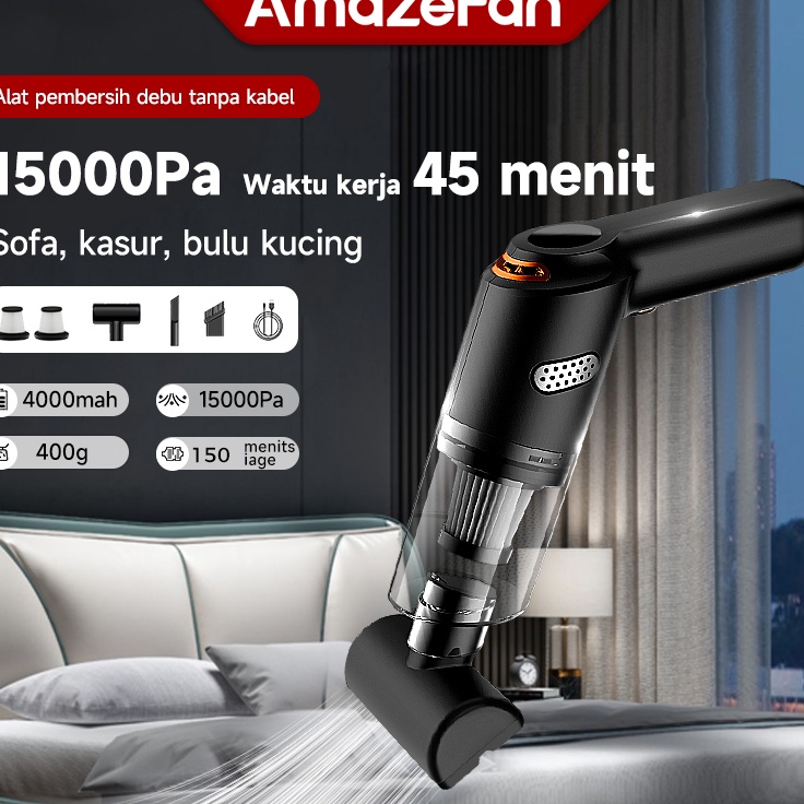 Diskon Promo Lak AmazeFan 15Pa Vacum Cleaner alat penyedot debu portabel alat penyedot debu mobil Mi