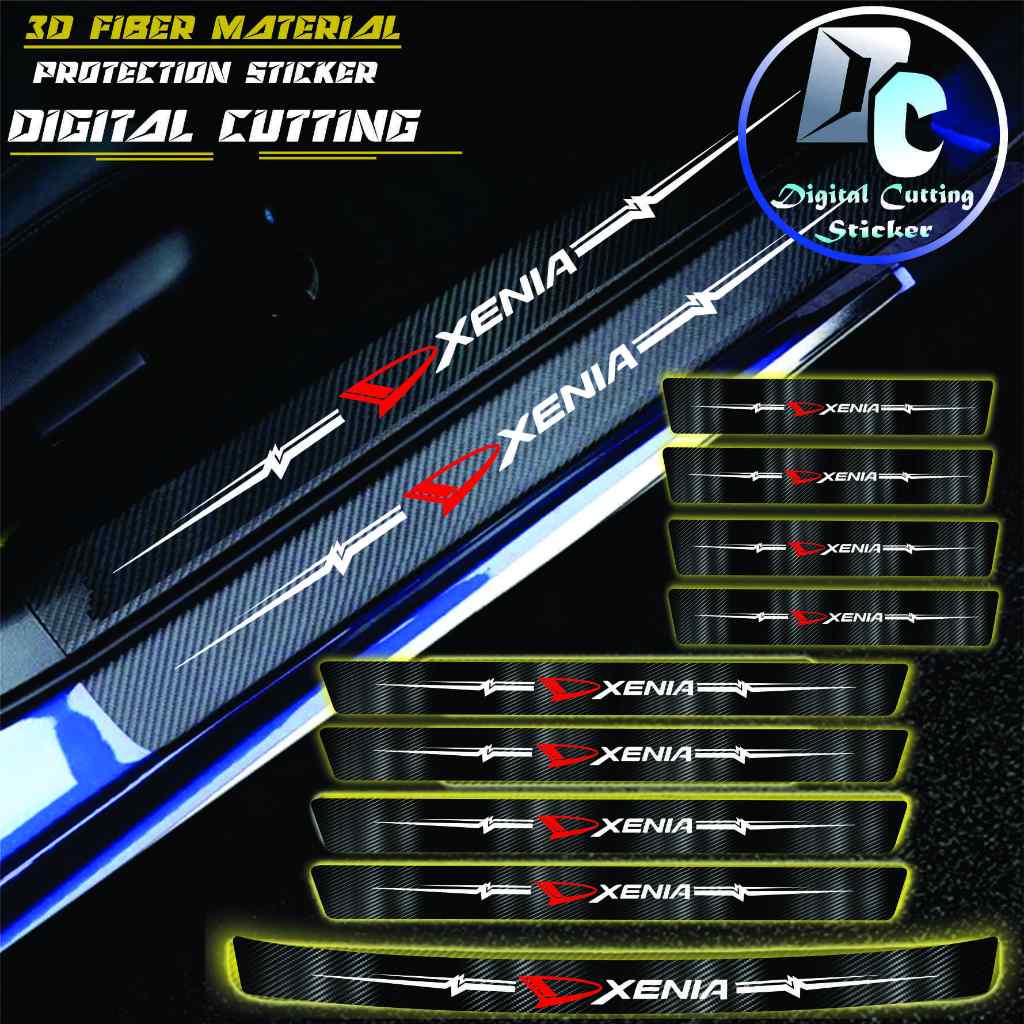 Stiker Pelindung Pintu Mobil Xenia Stiker Pelindung Pijakan Lantai Pintu Mobil Daihatsu Xenia 9 Pcs