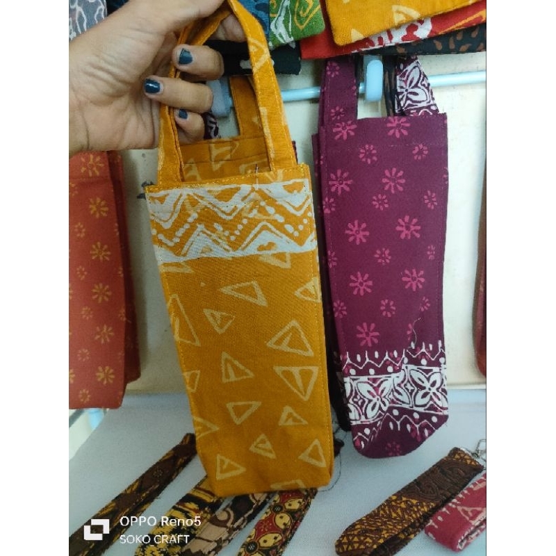 Tas Tumbler/tas botol/tas botol batik