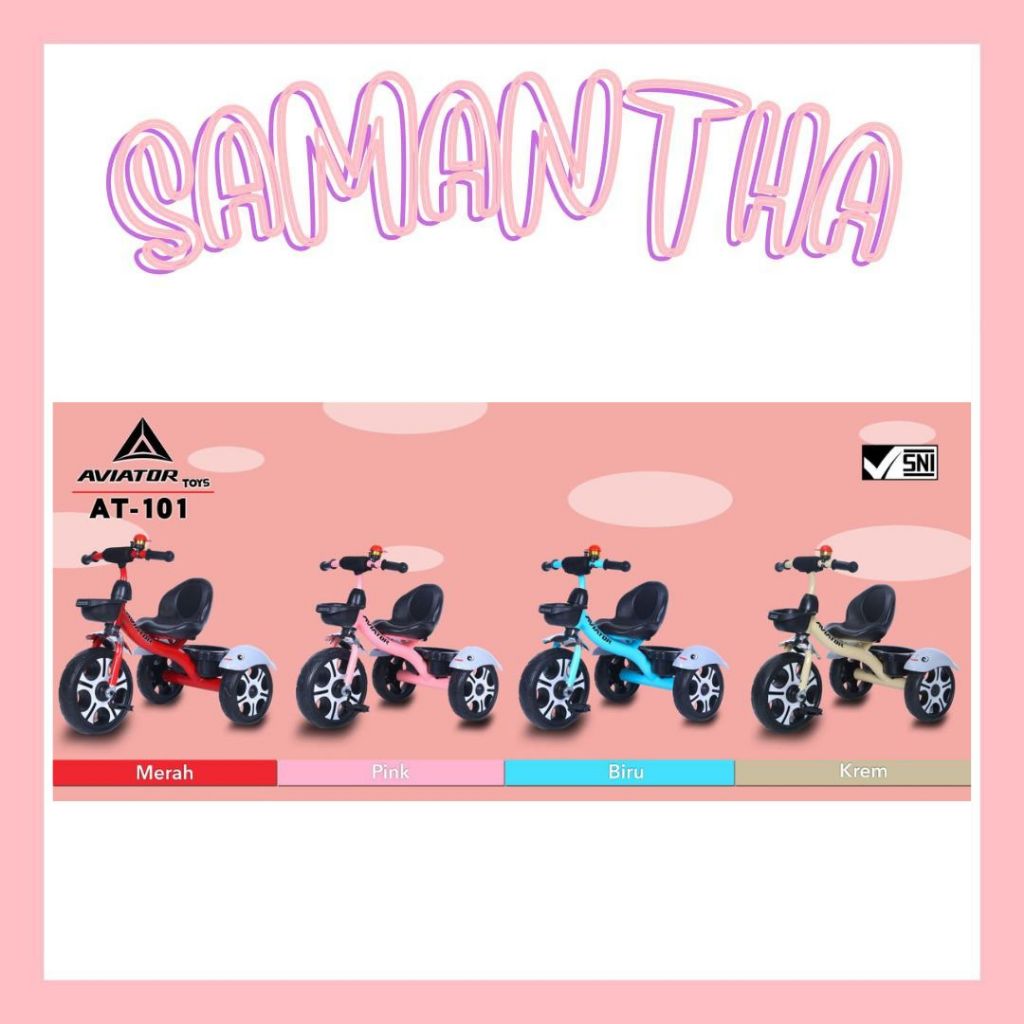 SEPEDA ANAK RODA TIGA AVIATOR AT 101