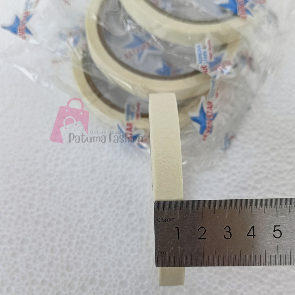 

Masking Tape Murah Sevenstar / Solasi Kertas 12mm 24mm Kualitas Bagus Alot Tidak Mudah Sobek