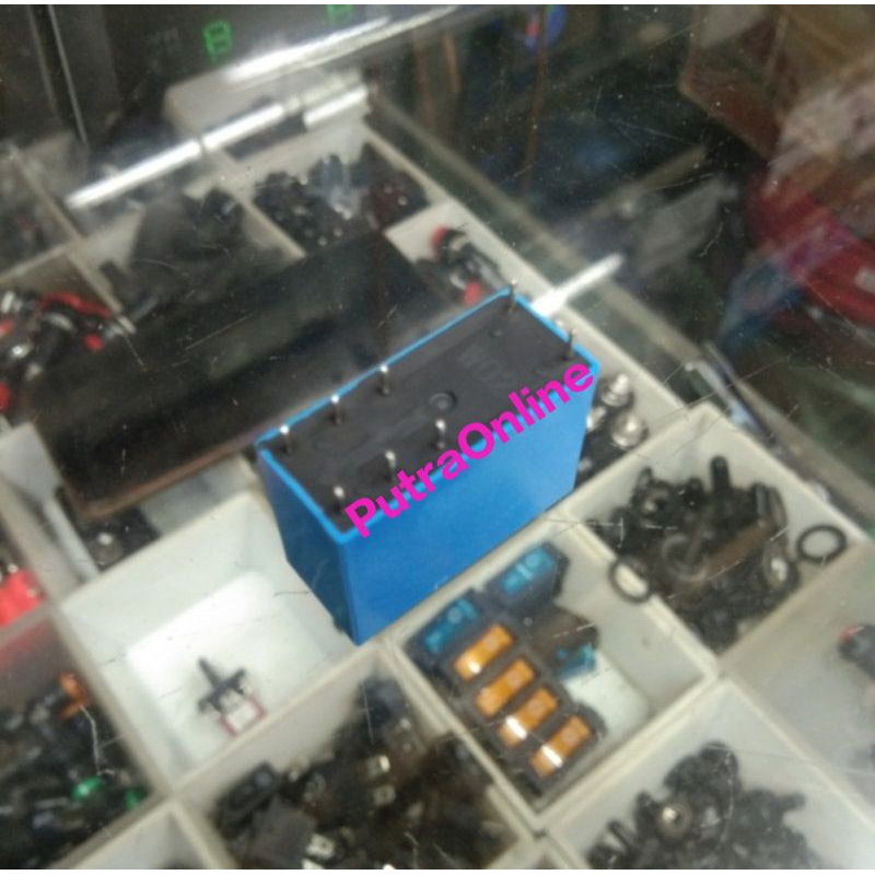 _Adudushop Relay Dc 12V 16A 8Kaki Merek Songle Kualitas Bagus / Relay Dc 12Vol 16Amper 8Pin
