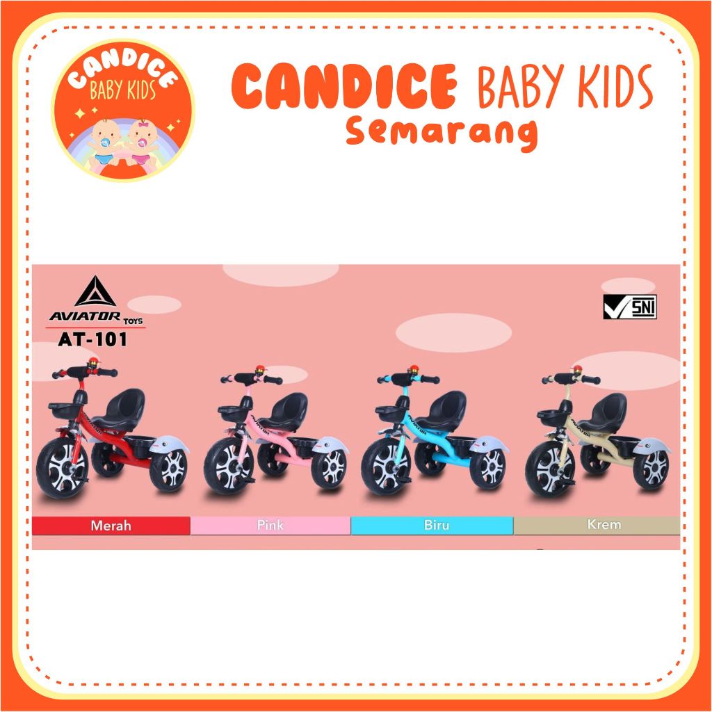 SEPEDA ANAK RODA TIGA AVIATOR AT 101