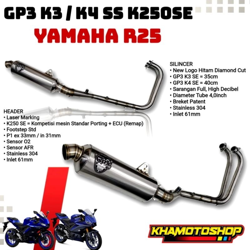 WRX GP3 K3 / K4 SS K250 SE R25