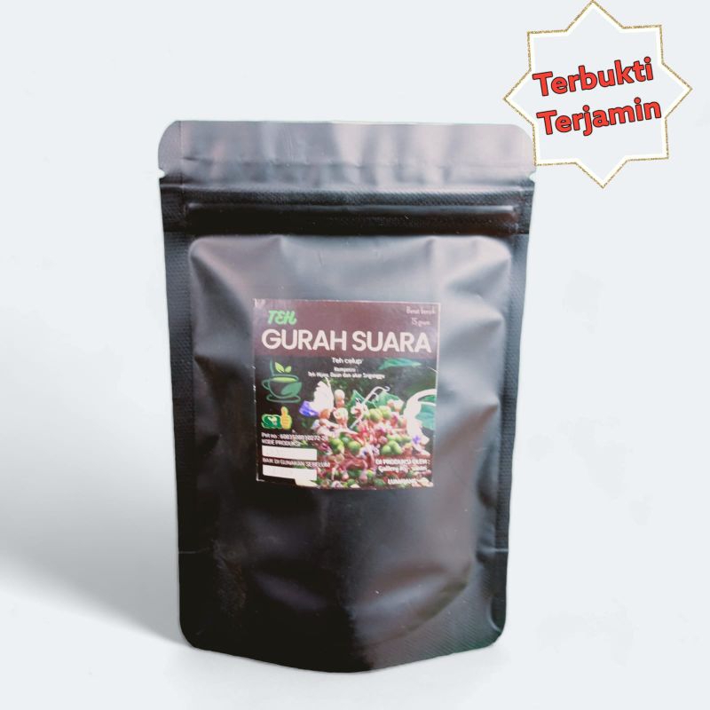 

TEH TERNIKMAT KAYA MANFAAT / TEH GURAH SUARA / TEH HERBAL GURAH