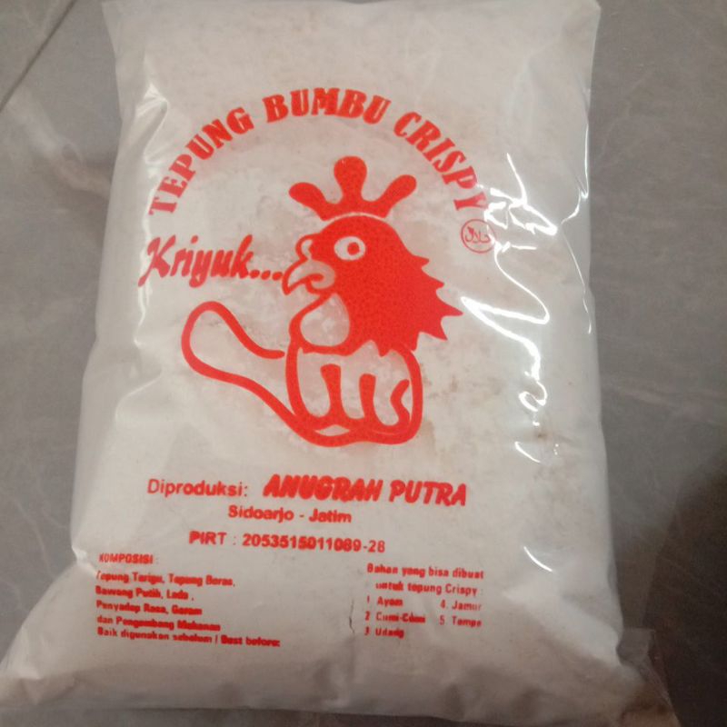 

Tepung kriuk 1/2 kg