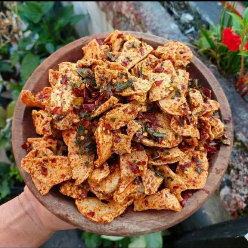 

Basreng Pedas Daun Jeruk 500gr