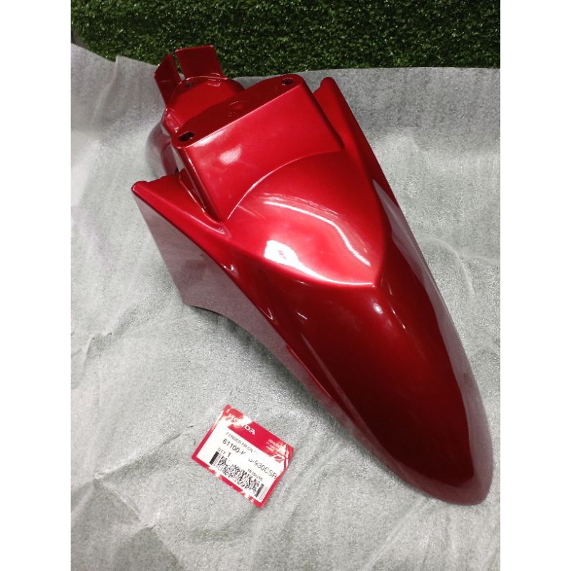 front fender/ spakbor depan Honda Vario lama merah marun ori AHM (61100-KVB-930CSR)