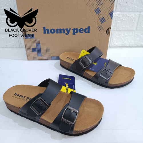 Sandal Homyped New San Jose 01 Pria Original Terbaru 2023- Sandal Slop Kulit Pria Dewasa Kekinian Da