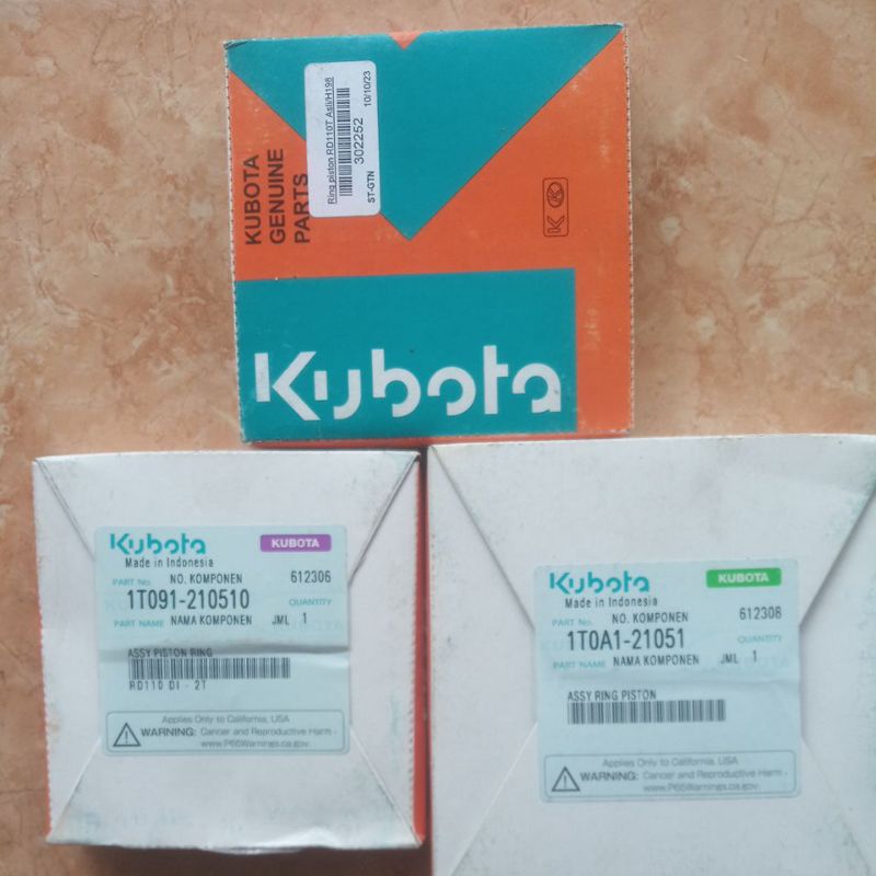 ring piston kubota RD 110&150