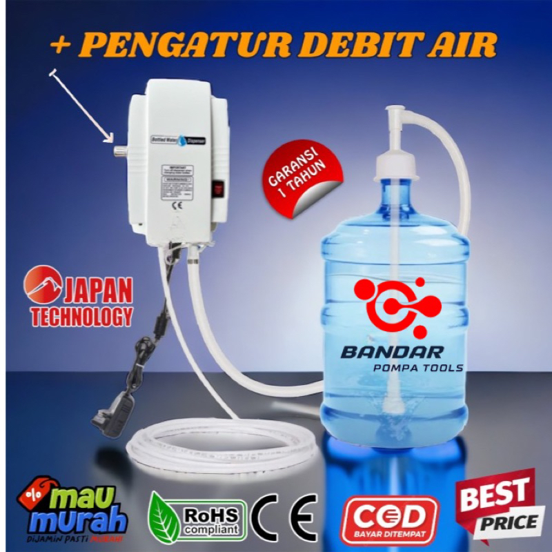 Flojet Pump Kangen Water  Flowjet Bottled Water Dispenser Pompa Galon Aqua 19Ltr FLOJET PUMP POMPA A