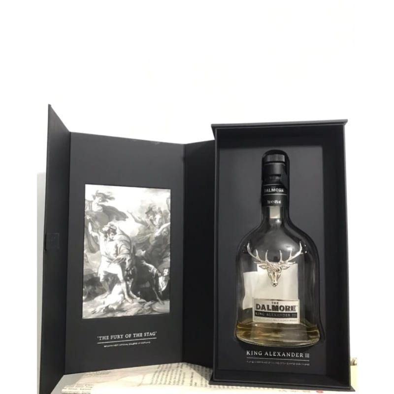 Botol bekas dalmoree alexander III untuk hiasan rumah dan cafe