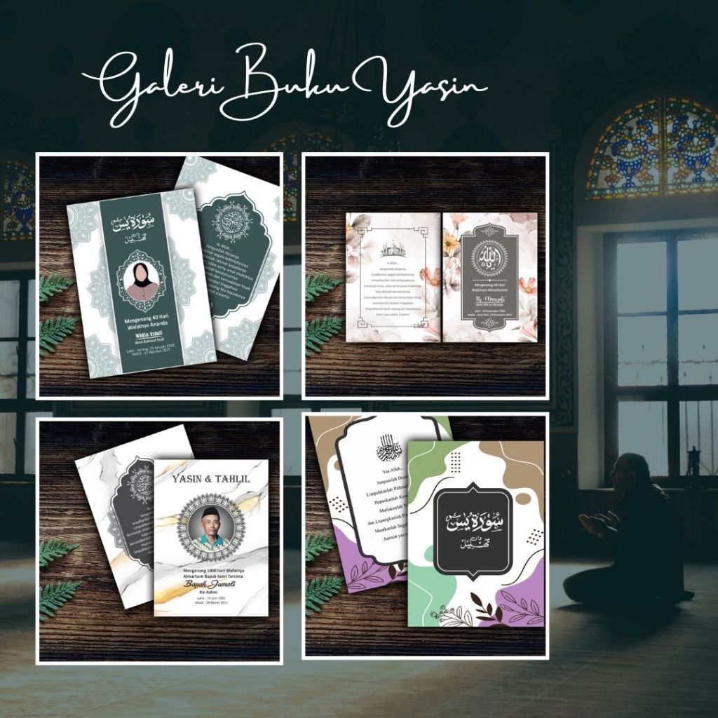 BUKU YASIN  MURAH lengkap 96 Hal GRATIS pasang FOTO (sudah ada latin dan terjemah)