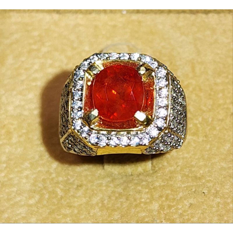 VIVID ORANGE SAPPHIRE 4.33 CT