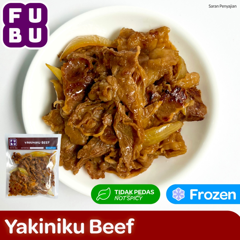 

VIRAL FUBU Yakiniku Beef Sapi Manis Asin ala Jepang Satu Porsi Lauk Instan Frozen Food