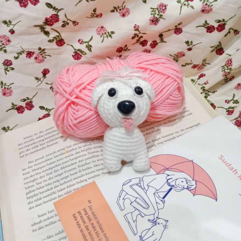 (0049) Doll Seventeen Kkuma Scoups Dog Rajut Amigurumi