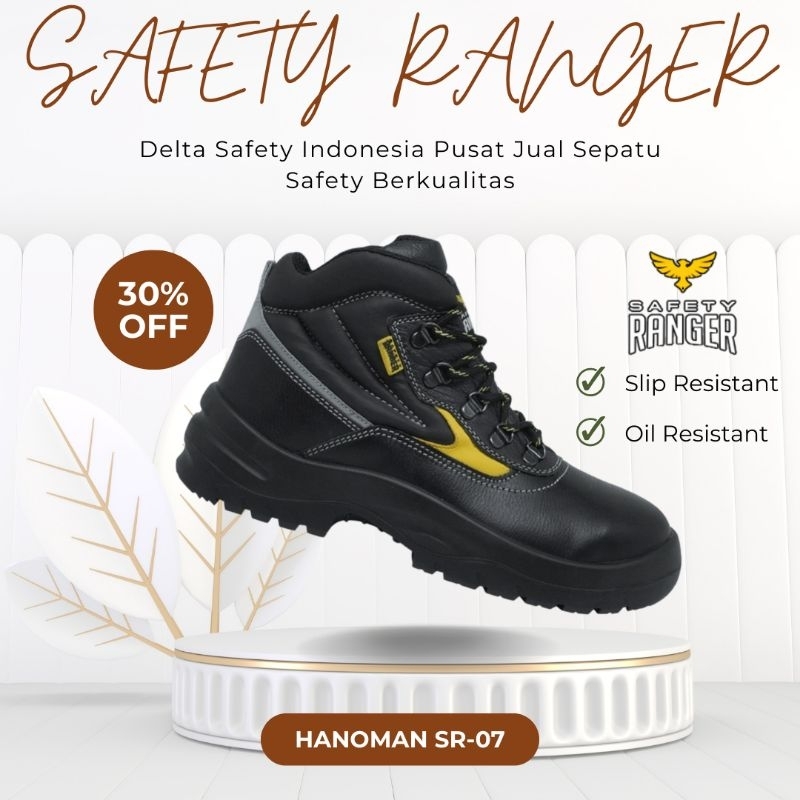 Safety Ranger Hanoman SR-07 Sepatu Safety Ranger Original Safety Shoes Ranger Hanoman