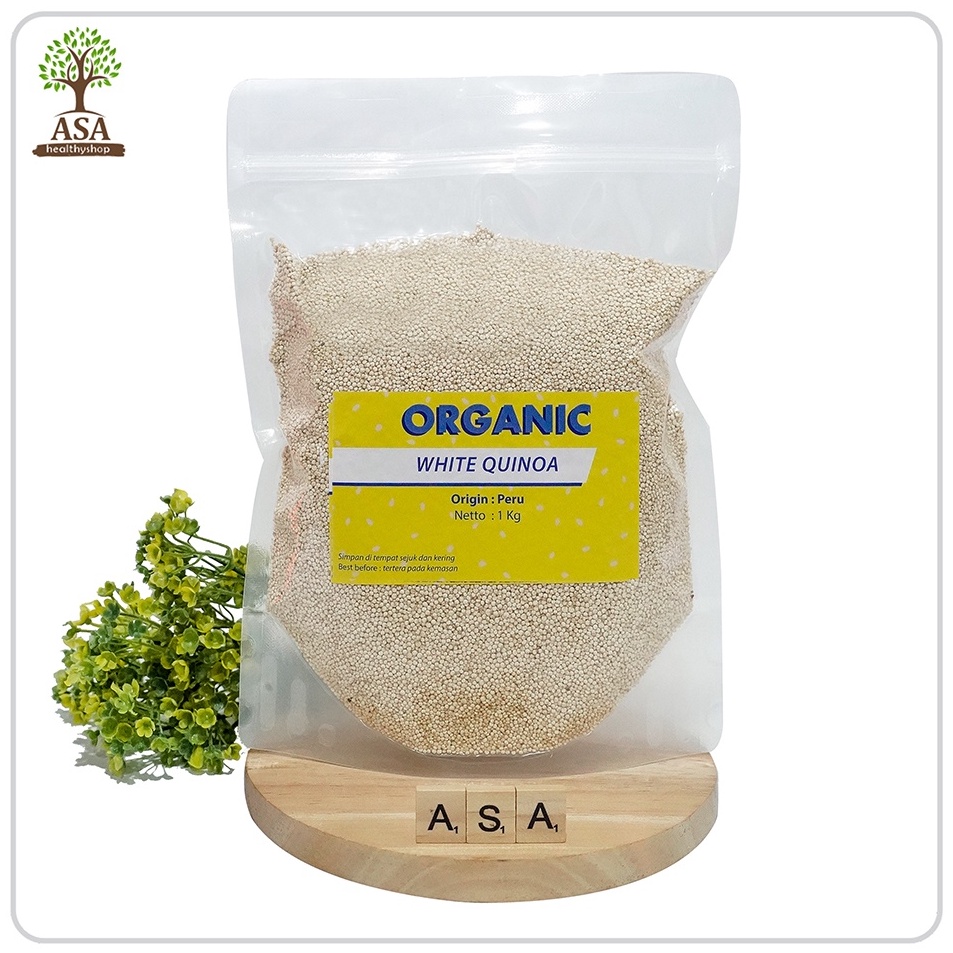 

BPJS296 FSASH SALE Organic White Quinoa 1 Kg