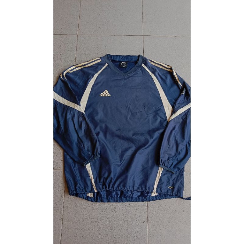 crewneck windbreaker adidas big logo