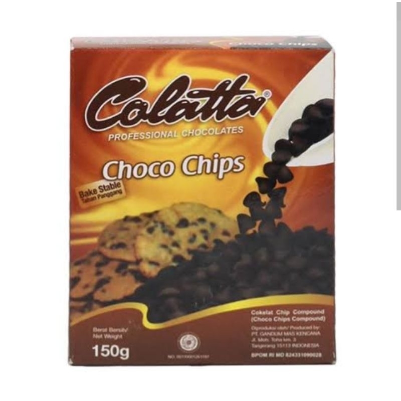 

colatta choco chips 150 gram