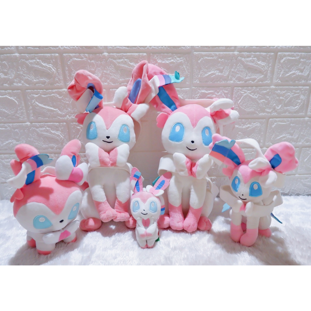Boneka pokemon sylveon ori pokemon center banpresto