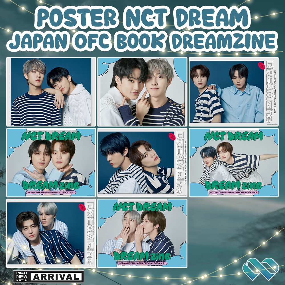 Poster NCT DREAM Japan Official Book DREAMzine | Poster Kpop A4 A5 A6 Murah Murah