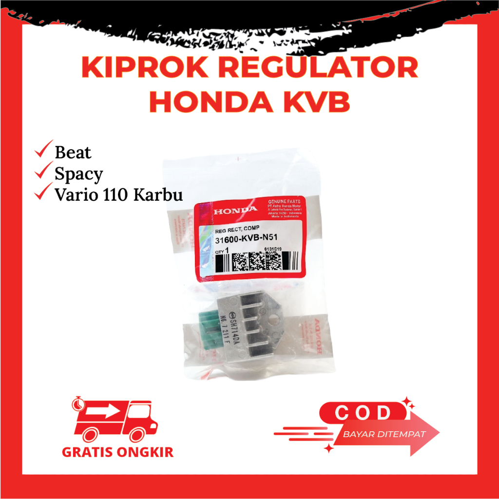 Kiprok Regulator Beat Karbu Vario 110 Karbu Ori KVB / Kiprok Revo Absolute Blade Scoopy Karbu KVB