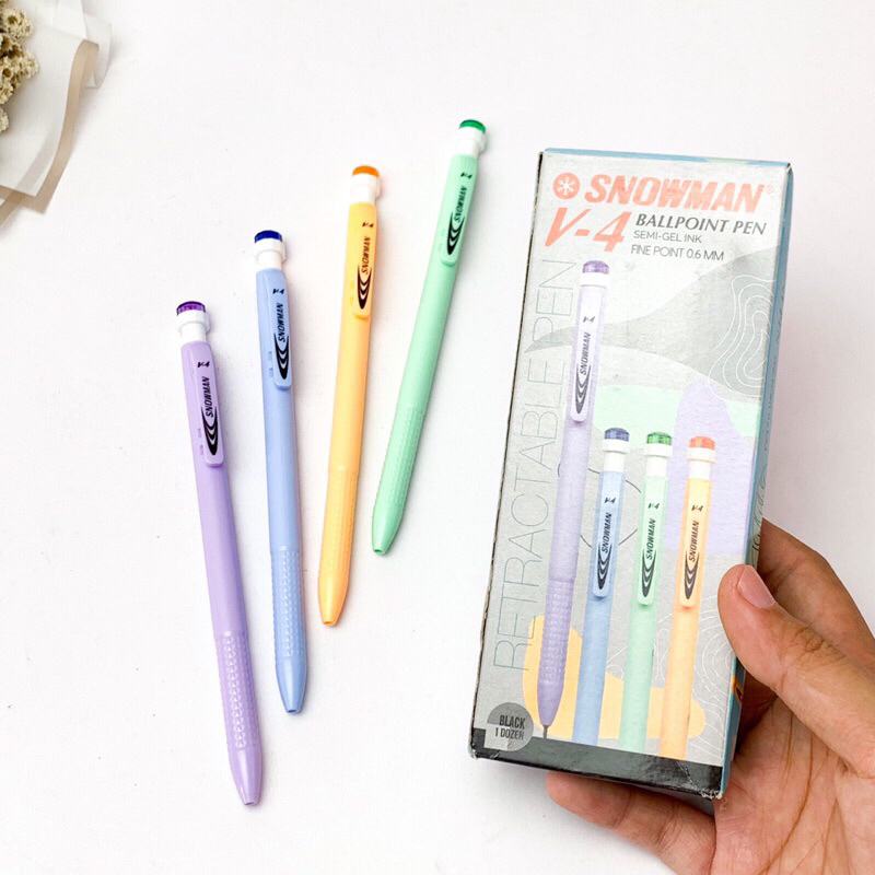 

BALLPOINT / PULPEN / BULPEN / TINTA / SNOWMAN V-4
